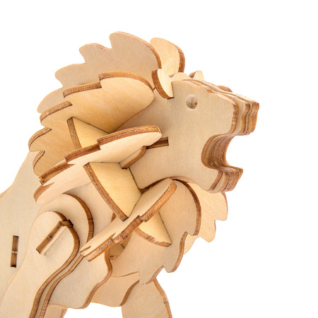 Little Story Drewniane Puzzle Model 3D - Zestaw Safari