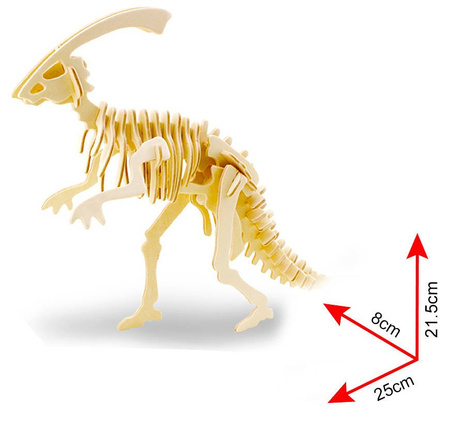 ROBOTIME Wooden 3D Puzzle - Dinosaur Parasaurolophus