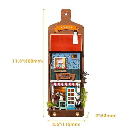 ROBOTIME Folding Wooden Model 3D Puzzle - Aromatic Bakery