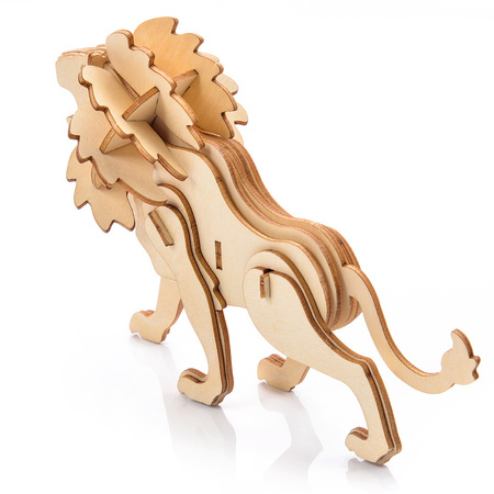 Little Story Drewniane Puzzle Model 3D - Zestaw Safari