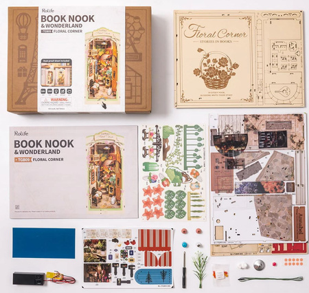 ROBOTIME Składany Drewniany Model Puzzle 3D - Piekarnia Becky