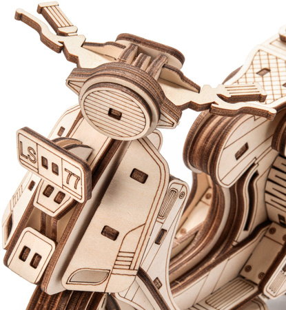 Little Story Wooden Model 3D Puzzles DIY - Sting Scooter