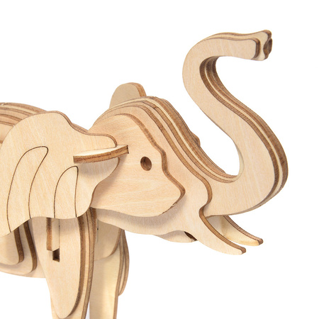 Little Story Drewniane Puzzle Model 3D - Zestaw Safari