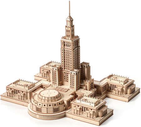 Little Story Drewniane Puzzle Model 3D - Pałac Kultury I Nauki