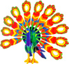 ROBOTIME 3D Painting Puzzle - Peacock