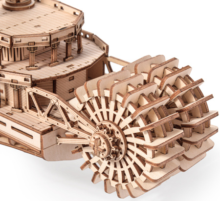 Little Story Drewniane Puzzle Model 3D - Parowiec