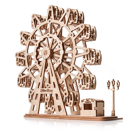 Little Story Wooden Model 3D Puzzles DIY - Ferris Wheel