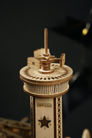 ROBOTIME Wooden 3D Puzzle - Positive Flight Control Tower