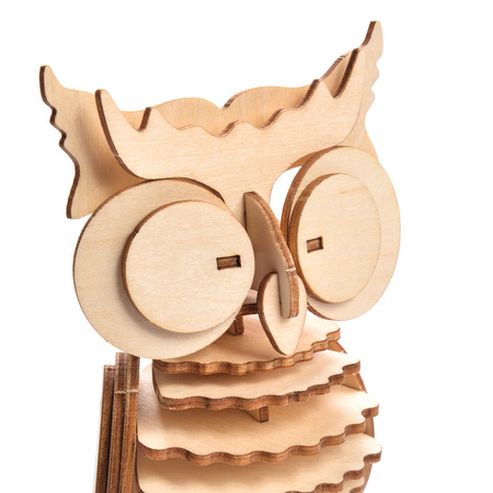 Little Story Wooden Model 3D Puzzle - Owl