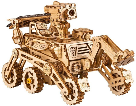 ROBOTIME Wooden Solar Energy Vehicle - Harbinger rover