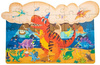 ROBOTIME Wooden Puzzle Coloring Book Dinosaurs