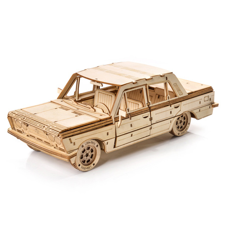 Little Story Wooden Puzzle 3D Model - FSO Fiat 125p