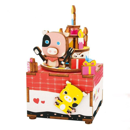 ROBOTIME Wooden Puzzle Positive - Birthday Cake