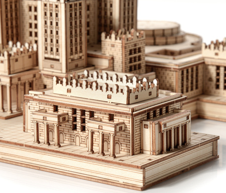 Little Story Wooden Model 3D Puzzles DIY - Yankee Chopper