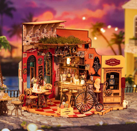 ROBOTIME Składany Drewniany Model Puzzle 3D Bar