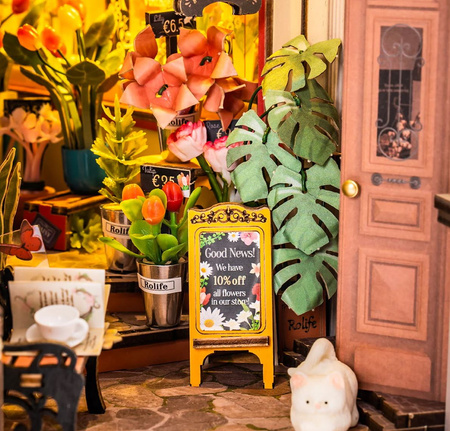 ROBOTIME Składany Drewniany Model Puzzle 3D - Piekarnia Becky