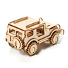 Little Story Drewniane Puzzle Model 3D - Jeep