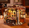 ROBOTIME Składany Drewniany Model Puzzle 3D Sklepik Z Czekoladą