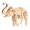Little Story Drewniane Puzzle Model 3D - Zestaw Safari