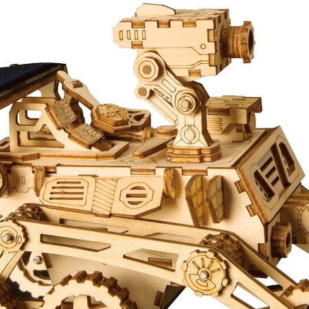 ROBOTIME Wooden Solar Energy Vehicle - Harbinger rover