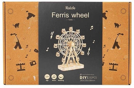 ROBOTIME Wooden Model Puzzle 3D Devil's Mill Poser
