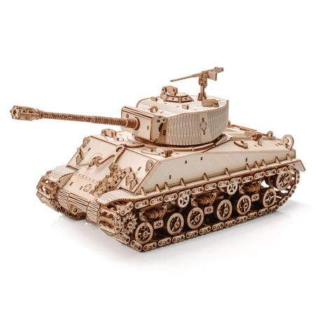 Little Story Wooden Model 3D Puzzle - M4A3E8 Sherman