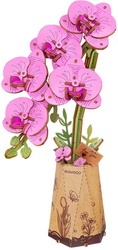 ROBOTIME Drewniane Puzzle Model 3D DIY Orchidea