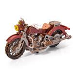 Little Story Drewniane Puzzle Model 3D - Motor Comanche