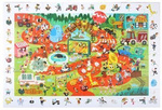 ROBOTIME Drewniane Puzzle + Gra Edukacyjna 48 el.