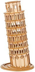 ROBOTIME Drewniane Puzzle 3D - Krzywa Wieża