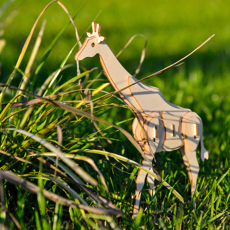 Little Story Drewniane Puzzle Model 3D - Żyrafa