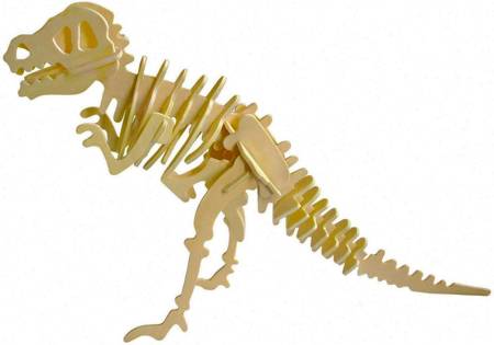 ROBOTIME Drewniane Puzzle 3D - Dinozaur T-Rex