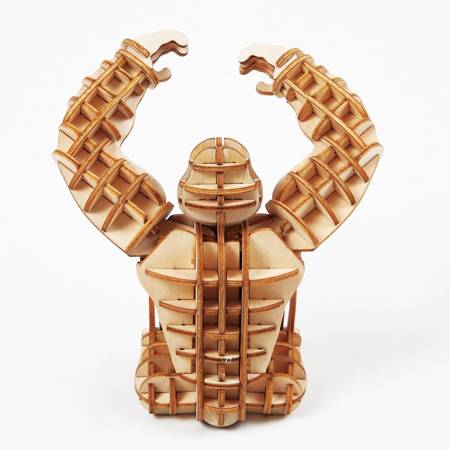 ROBOTIME Drewniane Puzzle 3D - Goryl