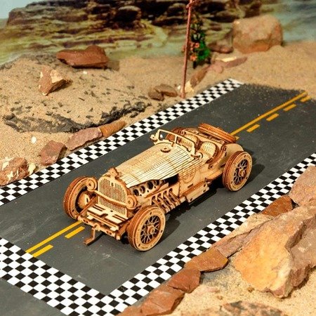 ROBOTIME Drewniane Puzzle 3D - Klasyczne Auto