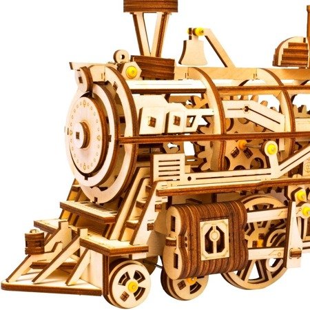 ROBOTIME Drewniane Puzzle 3D - Lokomotywa