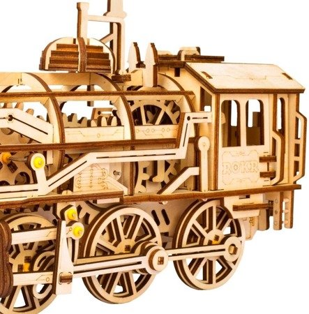 ROBOTIME Drewniane Puzzle 3D - Lokomotywa