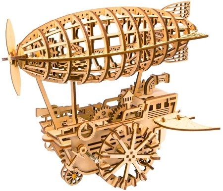 ROBOTIME Drewniane Puzzle 3D - Sterowiec