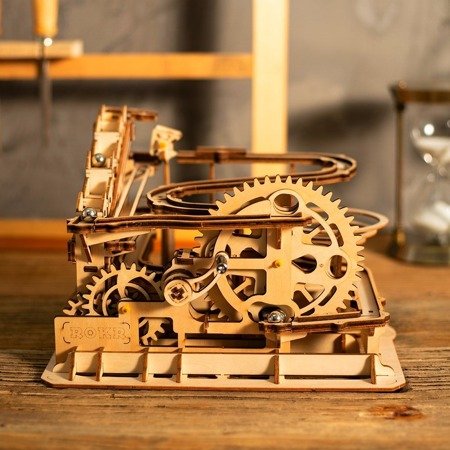 ROBOTIME Drewniane Puzzle 3D - Tor Do Wyścigu Kulek LG501 