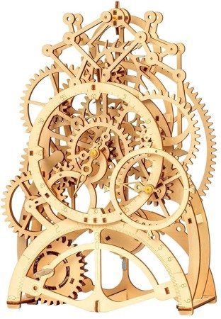 ROBOTIME Drewniany Model Puzzle 3D Zegar z Wahadłem