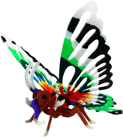 ROBOTIME Model Puzzle 3D Do Malowania Farby Motyl